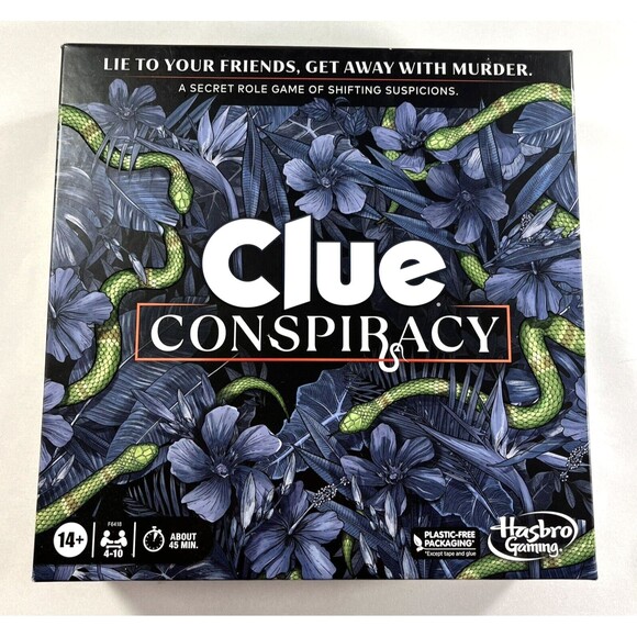 Clue Conspiracy Board Game Secret Role Strategy Games New Factory Sealed - Picture 1 of 8